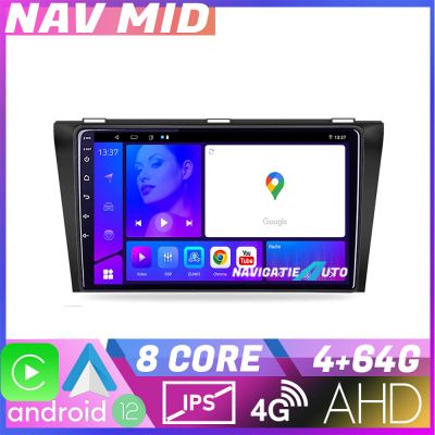 Navigatie Mazda 3 2009 2014 KIT 034 EDOTEC-LITE Android Ecran 720P Octa Core 4+32 Carplay