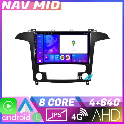 Navigatie Ford S Max 2008 2012 KIT 003 EDOTEC-LITE Android Ecran 720P Octa Core 4+32 Carplay