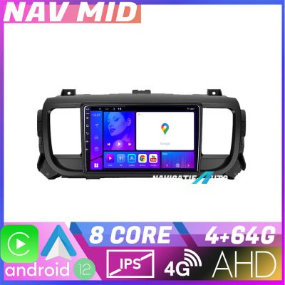 Navigatie Citroen Jumpy Toyota Proace Peugeot Traveller KIT jumpy16 EDOTEC-LITE Android Ecran 720P Octa Core 4+32 Carplay v3
