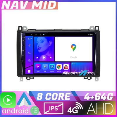 Navigatie Mercedes VW KIT 068 EDOTEC-LITE Android Ecran 720P Octa Core 4+32 Carplay v1