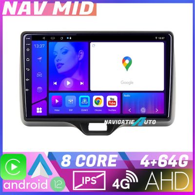Navigatie Toyota Yaris 2020 EDOTEC-LITE Android Ecran 720P Octa Core 4+32 Carplay