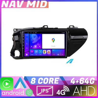 Navigatie Toyota Hilux 2016 KIT TY59 EDOTEC-LITE Android Ecran 720P Octa Core 4+32 Carplay