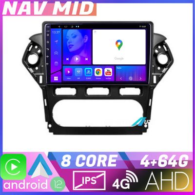 Navigatie Ford Mondeo 2010 2014 KIT MONDEO CLIMA EDOTEC-LITE Android Ecran 720P Octa Core 4+32 Carplay