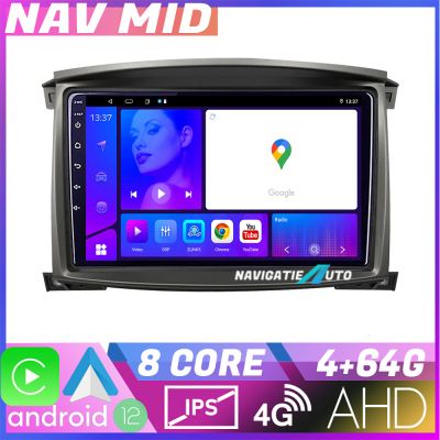 Navigatie Toyota Land Cruiser L100 2002 2006 EDOTEC-LITE Android Ecran 720P Octa Core 4+32 Carplay