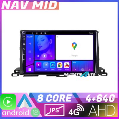 Navigatie Toyota Highlander 2013 2018 EDOTEC-LITE Android Ecran 720P Octa Core 4+32 Carplay