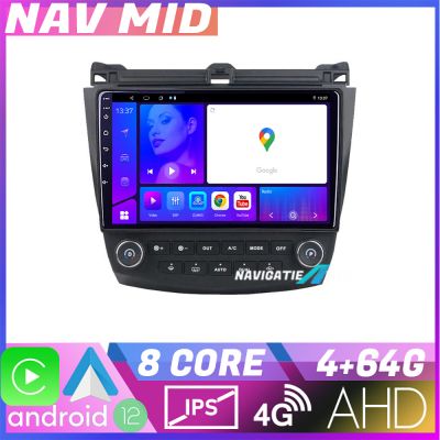 Navigatie Honda Accord 2004 2008 KIT ACCORD EDOTEC-LITE Android Ecran 720P Octa Core 4+32 Carplay