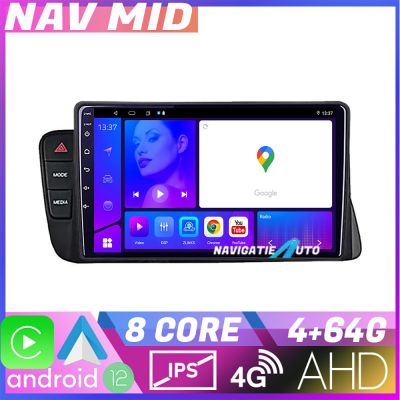 Navigatie Audi A4 2008 2016 NON MMI KIT A4 EDOTEC-LITE Android Ecran 720P Octa Core 4+32 Carplay