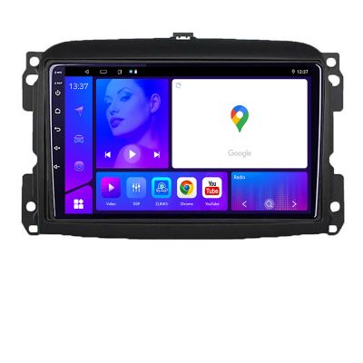 Navigatie Fiat 500L 2012 2017 KIT 500L EDOTEC-LITE Android Ecran 720P Octa Core 4+32 Carplay