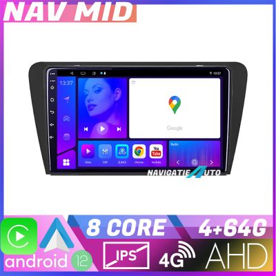 Navigatie Skoda Octavia 3 KIT 279 EDOTEC-LITE Android Ecran 720P Octa Core 4+32 Carplay