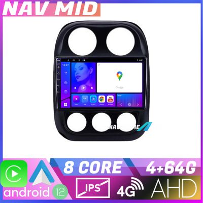 Navigatie Jeep Compass 2010 2016 KIT 2500 EDOTEC-LITE Android Ecran 720P Octa Core 4+32 Carplay