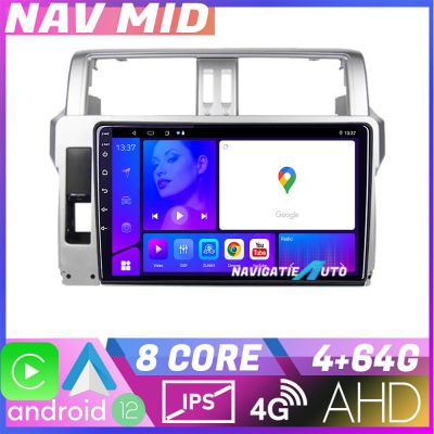 Navigatie Toyota Landcruiser J150 Prado 2014 2017 KIT 065 EDOTEC-LITE Android Ecran 720P Octa Core 4+32 Carplay