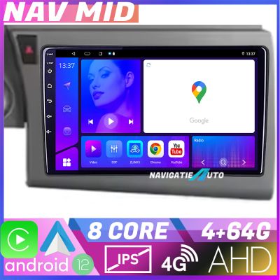 Navigatie Audi A6 C6 2004-2010 Octa Core EDOTEC-LITE Android Ecran 720P Octa Core 4+32 Carplay  Android auto