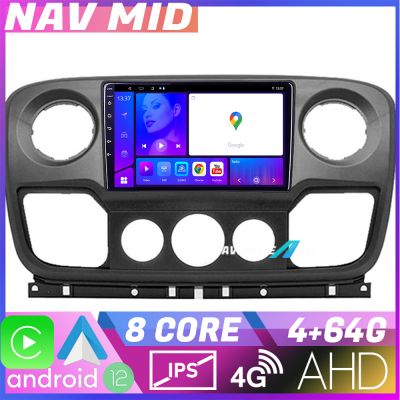 Navigatie Opel Movano, Renault Master 2010-2021 Octa Core EDOTEC-LITE Android Ecran 720P Octa Core 4+32 Carplay  Android auto v1