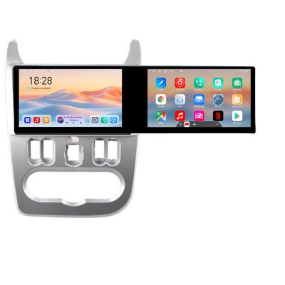 Navigatie Dacia Duster 2010-2012 Kit-099 Edotec 2 ecrane  8 core 4+128 21.6 inch Incell android Wifi 5Ghz gps internet