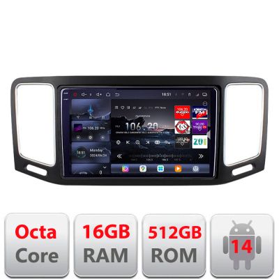 Navigatie VW Sharan 2011-2020 Edotec Kit-SHARAN 8 core QLED 2K 16+512GB 360 Android Waze USB Navigatie Internet Youtube Radio v1