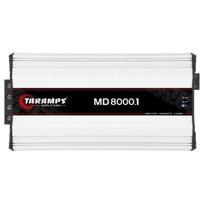 Amplificator Taramps MD 8000.1 1OHM, cu 1 canal, clasa D, în 2 Ω