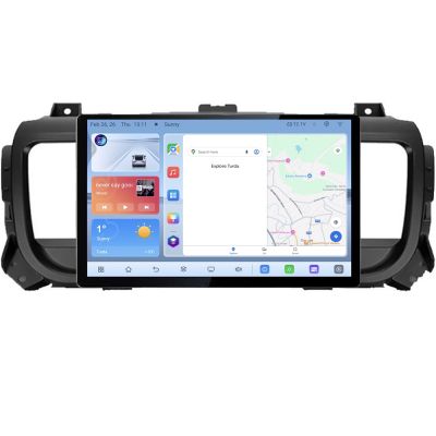 Navigatie dedicata Citroen Jumpy Toyota Proace Peugeot Traveller N-jumpy16 Edonav ecran 13" 1K 4+64 Android Waze USB Navigatie