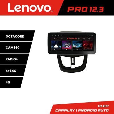 Navigatie Peugeot 207 K-PE01 Lenovo PRO 4+64 12.3 inch qled android 4G DSP gps internet  8Core