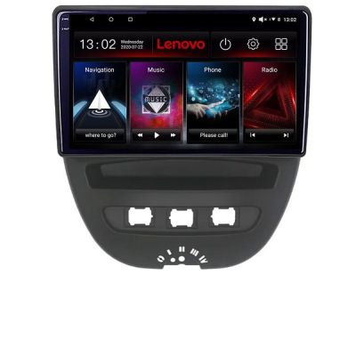 Navigatie Citroen C1 Peugeot 107 Toyota Aygo 2005-2014 Android radio gps internet 4+64 Lenovo v2
