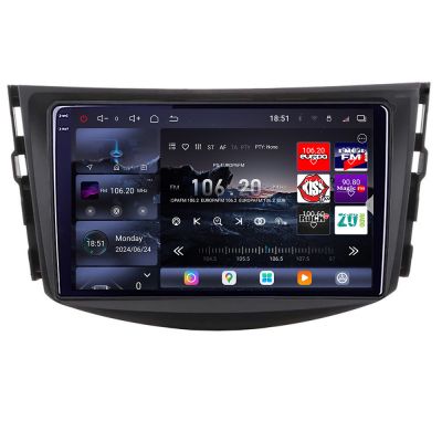 Navigatie Toyota RAV4 2008-2012 Edotec Kit-018 8 core QLED 2K 16+512GB 360 Android Waze USB Navigatie Internet Youtube Radio