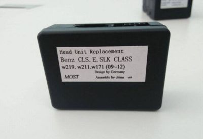 Modul adaptor amplificator audio fibra optica Mercedes CLS E SLK