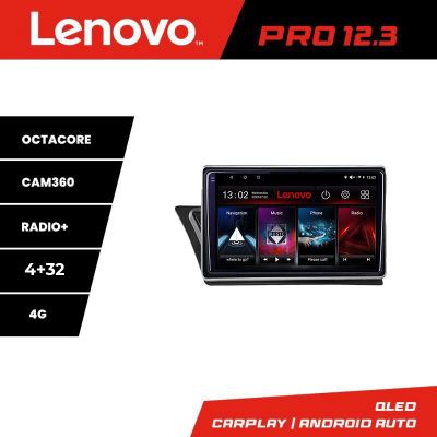 Navigatie dedicata Audi Q5 MMI3G Low High Lenovo Qled 12.3 inch Octa Core 4+32 360 DSP ADAS carplay android auto radio internet PRO-12.3-4+64