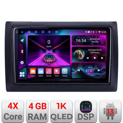Navigatie Fiat Stilo A-STILO  4+64 InCell Display 1K Android Waze USB Navigatie Internet Youtube Radio