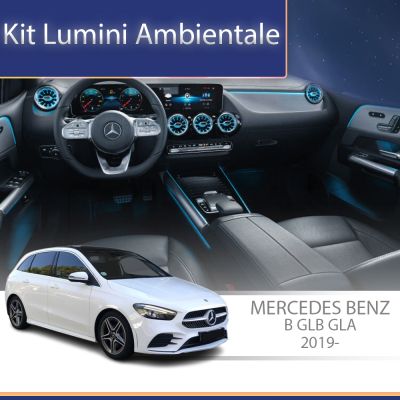 Lumini Ambientale NIGHTVIBE Mercedes W247-02+08 2019-2025 dedicat ventilatoare iluminate control telefon sau sistem original