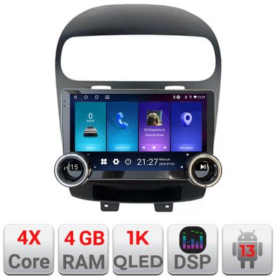 Navigatie Fiat Freemont Dodge Journey 2012-2019 Edotec  4+64 10.5 inch Incell 1K android Wifi 5Ghz gps internet 32 v1