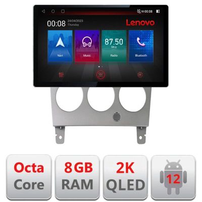 Navigatie Subaru Impreza 2002-2007, Ecran 2K QLED 13",Octacore,8Gb RAM,128Gb Hdd,4G,360,DSP,Carplay,Bluetooth