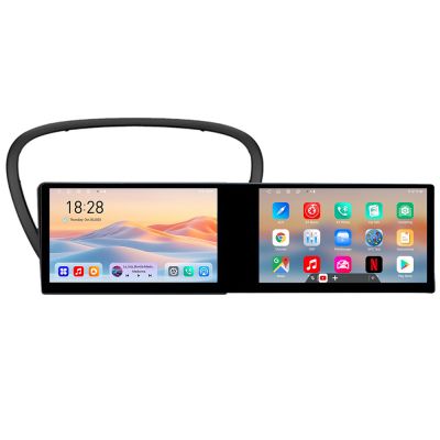 Navigatie Peugeot 607 Edotec 2 ecrane  8 core 4+128 21.6 inch Incell android Wifi 5Ghz gps internet  Kit-607