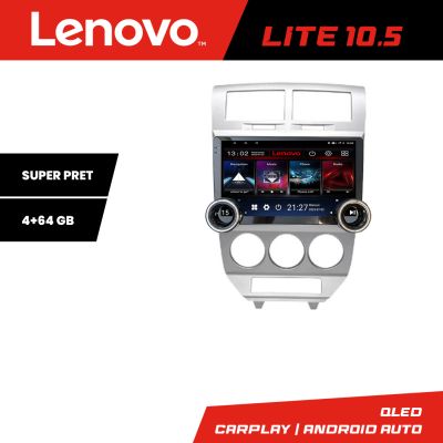 Navigatie Dodge Caliber 2006-2010 Kit-caliber-06 Lenovo  8 core 4+64 10.5 inch Incell 1K android Wifi 5Ghz gps internet 32
