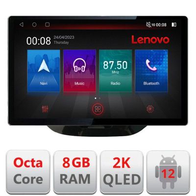 Navigatie Ford KA 2015-2020, Ecran 2K QLED 13",Octacore,8Gb RAM,128Gb Hdd,4G,360,DSP,Carplay,Bluetooth