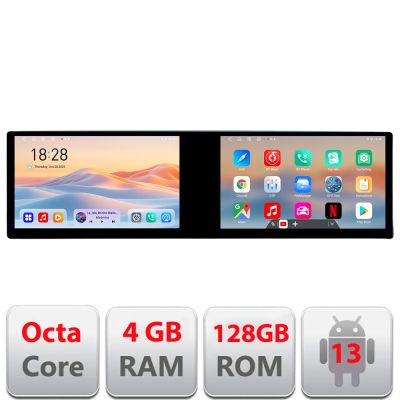 Navigatie Kia Ceed 2010-2012 Edotec 2 ecrane  8 core 4+128 21.6 inch Incell android Wifi 5Ghz gps internet  KIT-Ceed10