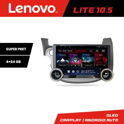 Navigatie Honda Fit 2008-2013 Lenovo  8 core 4+64 10.5 inch Incell 1K android Wifi 5Ghz gps internet  Kit-fit-08