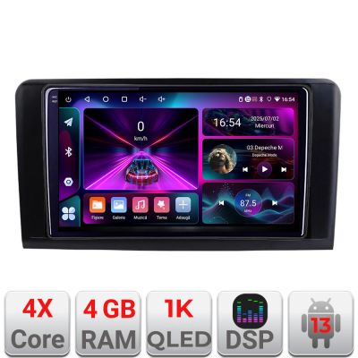 Navigatie Mercedes ML GL A-213  4+64 InCell Display 1K Android Waze USB Navigatie Internet Youtube Radio