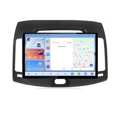 Navigatie dedicata Hyundai Elantra 2007-2011 N-2009 Edonav ecran 13" 1K 4+64 Android Waze USB Navigatie 4G 360 Toslink Youtube