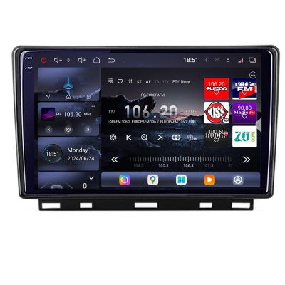Navigatie Renault Clio 5 2019+ Edotec Kit-Clio5 8 core QLED 2K 16+512GB 360 Android Waze USB Navigatie Internet Youtube Radio