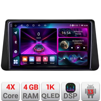 Navigatie Nissan Micra intre anii 2014-2024 Android radio gps internet  4+64 InCell Display 1K Kit-micra+EDT-E209-RK