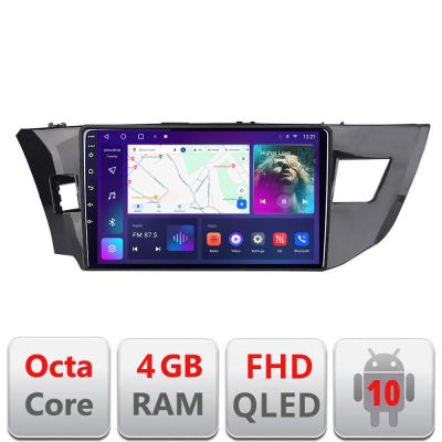 Navigatie Toyota Corolla 2013-2017 B-470 Android Ecran QLED octa core 4+64 carplay android auto KIT-470+EDT-E310V3