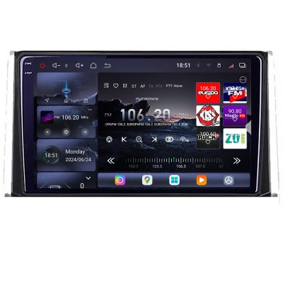 Navigatie Toyota Auris 2017- Edotec Kit-AURIS 8 core QLED 2K 16+512GB 360 Android Waze USB Navigatie Internet Youtube Radio