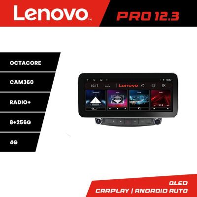 Navigatie Lexus IS 2005-2011 K- IS Lenovo PRO 8+256 12.3 inch qled android 4G DSP gps internet  C
