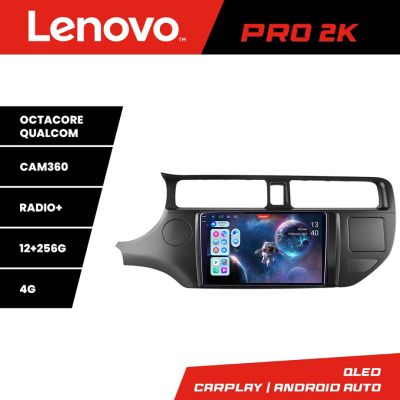Navigatie Kia Rio 2011-2013 Lenovo Kit-204 8 core QLED 2K 12+256 360 Android Waze USB Navigatie Internet Youtube Radio v1