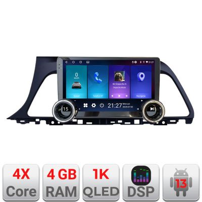 Navigatie Hyundai Sonata Nou Kit-417 Edotec  4+64 10.5 inch Incell 1K android Wifi 5Ghz gps internet  Cor