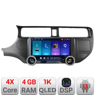 Navigatie Kia Rio 2012- Kit-204 Edotec  4+64 10.5 inch Incell 1K android Wifi 5Ghz gps internet  v1