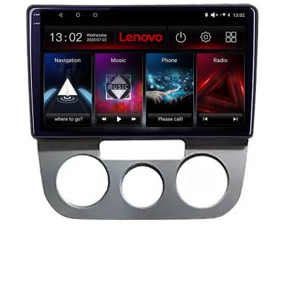 Navigatie VW Golf 5 2004-2010 clima manuala Android radio gps internet 4+64 Lenovo