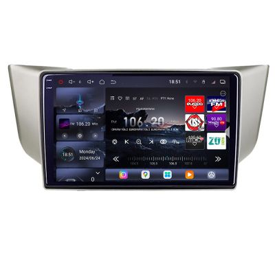 Navigatie Lexus RX 2003-2009 Edotec Kit- rx-03 8 core QLED 2K 16+512GB 360 Android Waze USB Navigatie Internet Youtube Radio