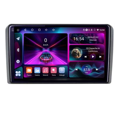 Navigatie Audi A3 8P Quad Core A-049  4+64 InCell Display 1K Android Waze USB Navigatie Internet Youtube Radio