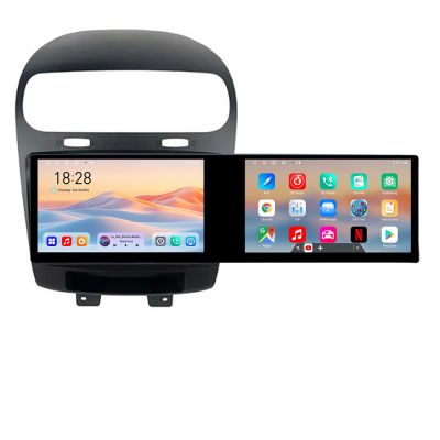 Navigatie Fiat Freemont Dodge Journey 2012-2019 Edotec 2 ecrane  8 core 4+128 21.6 inch Incell android Wifi 5Ghz gps internet 32