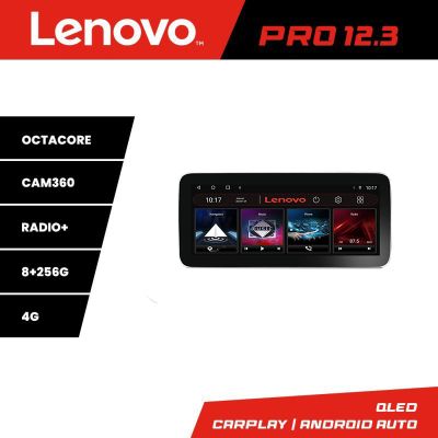 Navigatie Ford Focus C-max S-max Galaxy Mondeo unitati ovale Lenovo Qled 12.3 inch Octa Core 8+256 360 DSP ADAS carplay android auto radio internet kit-ford-oval+PRO-12.3-8+256